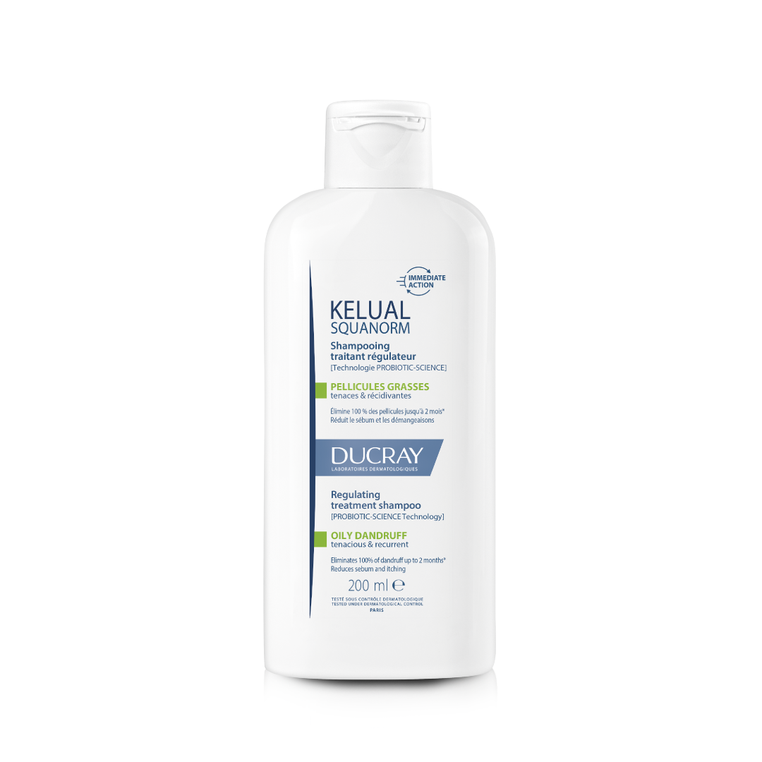Ducray Kelual Squanorm Oily Dandruff Regulating Treatment Shampoo