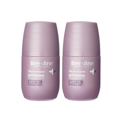 Beesline Soft Powder Whitening Roll-On Deo Super Dry (Buy 1 Get 1 Free)