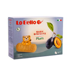 Lo Bello Baby Biscuits Plum 6 Month