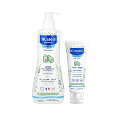 Mustela Cleansing Gel + Mustela Facial Cream Set