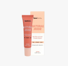 Face Facts Natural Nude Multipurpose Tinted Balm Lips/Cheeks/Eyes (15ml)