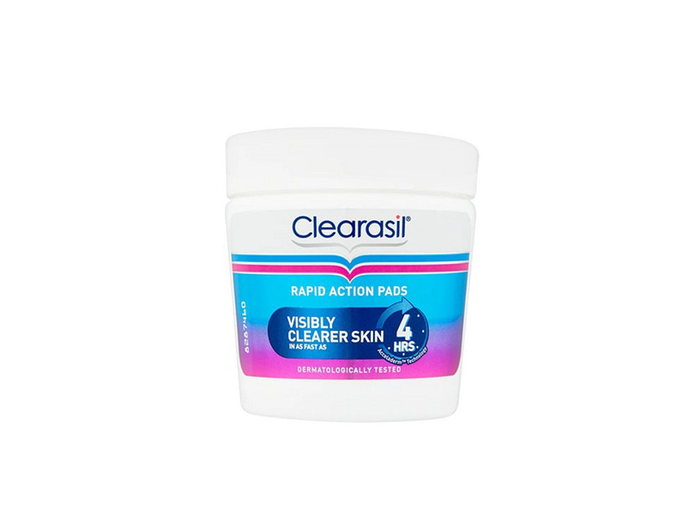 Clearasil Rapid Action Pads Visibly Clearer Skin