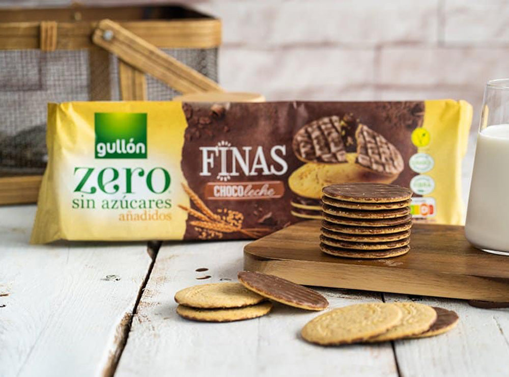 Gullon Zero Sugar Finas Chocolate Leche
