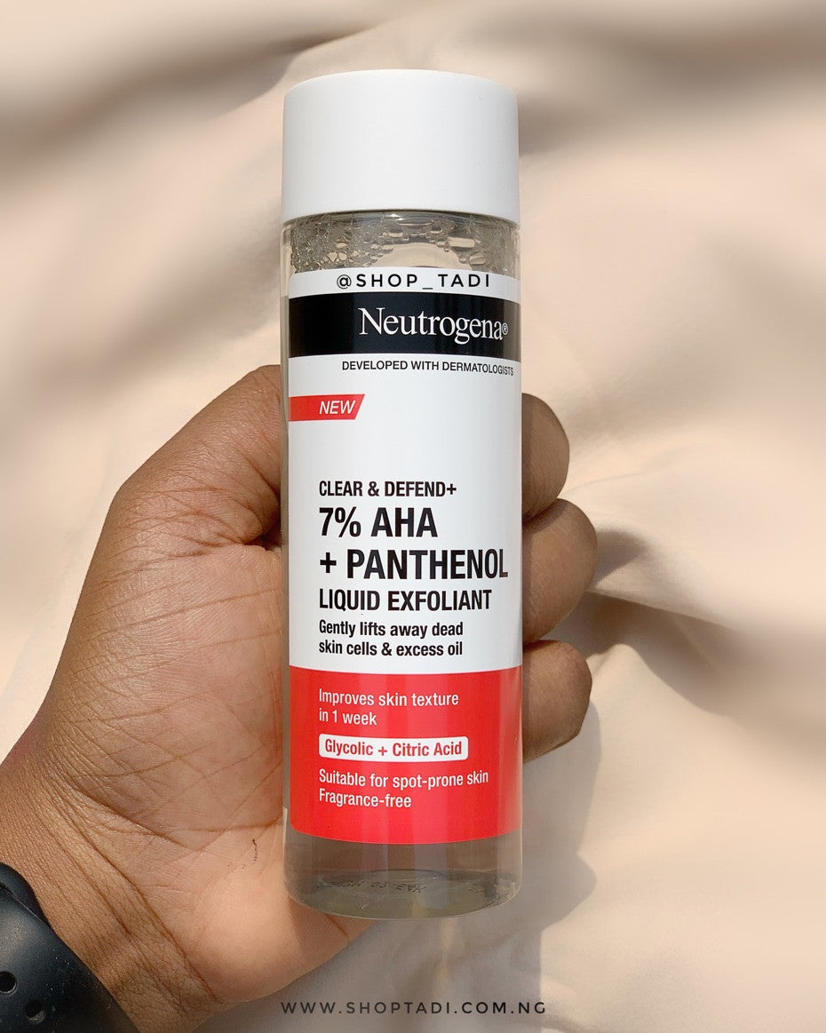 Neutrogena Clear And Defend 7%Aha+Panthenol Exfoliant Liquid
