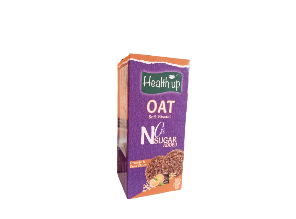 Health Up Crunchy Cookies No Sugar Added Dark Choco Chips