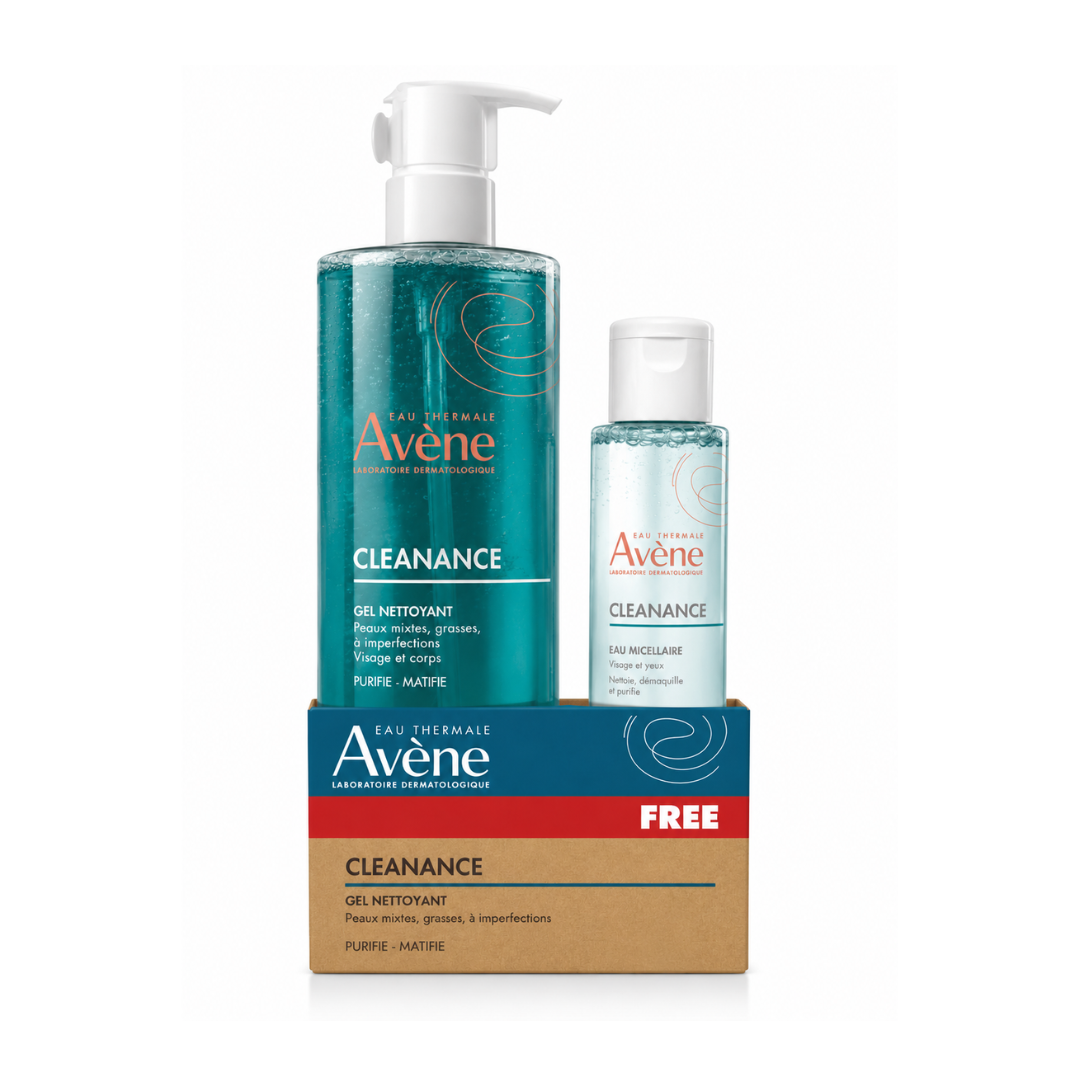 Avène Cleanance Gel 400ml Buy 1 Get Cleanance Micellar Water 100ml FREE