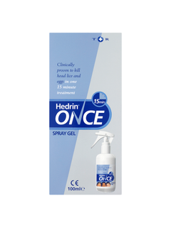 Hedrin Once Spray Gel Anti Lice