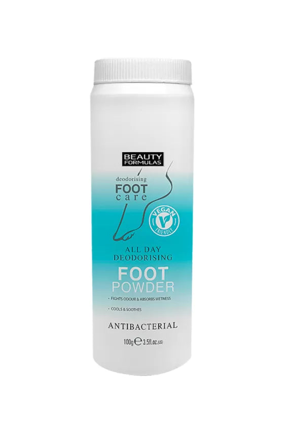 BEAUTY FORMULAS DEODORISING CARE FOOT POWDER ANTIBACTERIAL