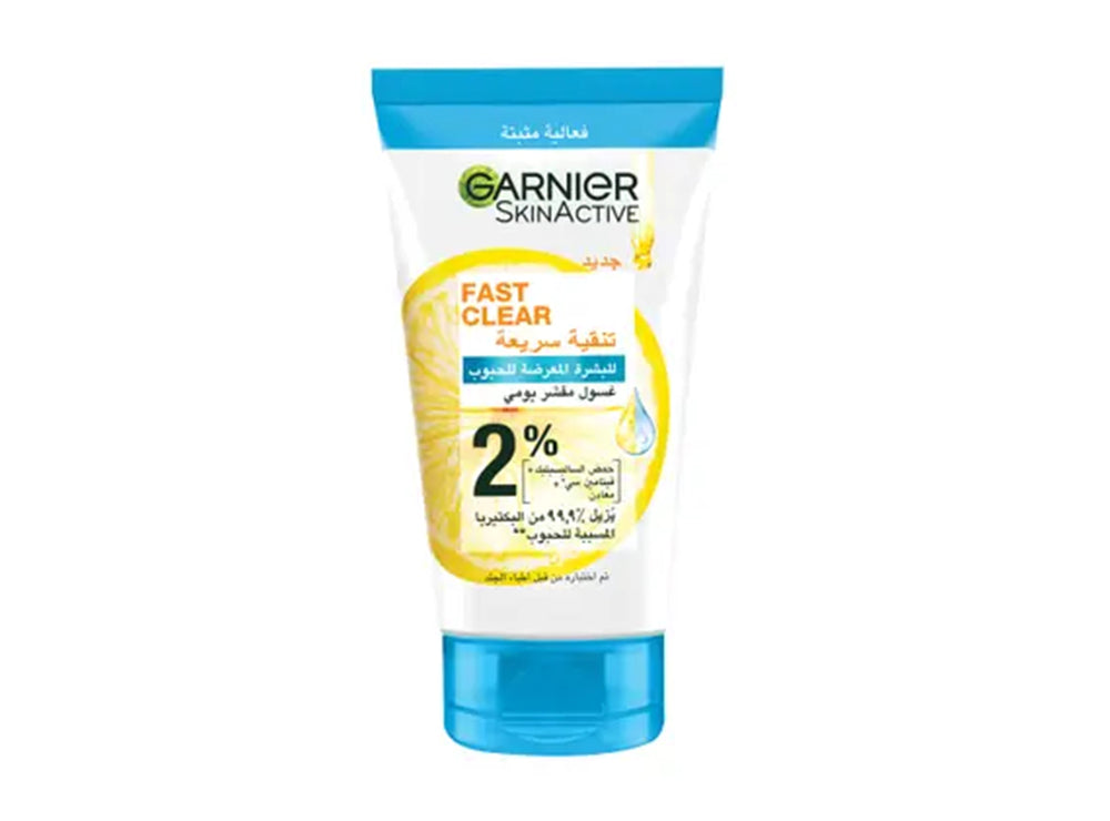 Garnier Skinactive Fast Clear 3 In 1 Exfoliating Wash