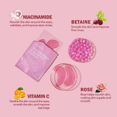 YEOKOE NIACINAMIDE & ROSE EYE PATCHES
