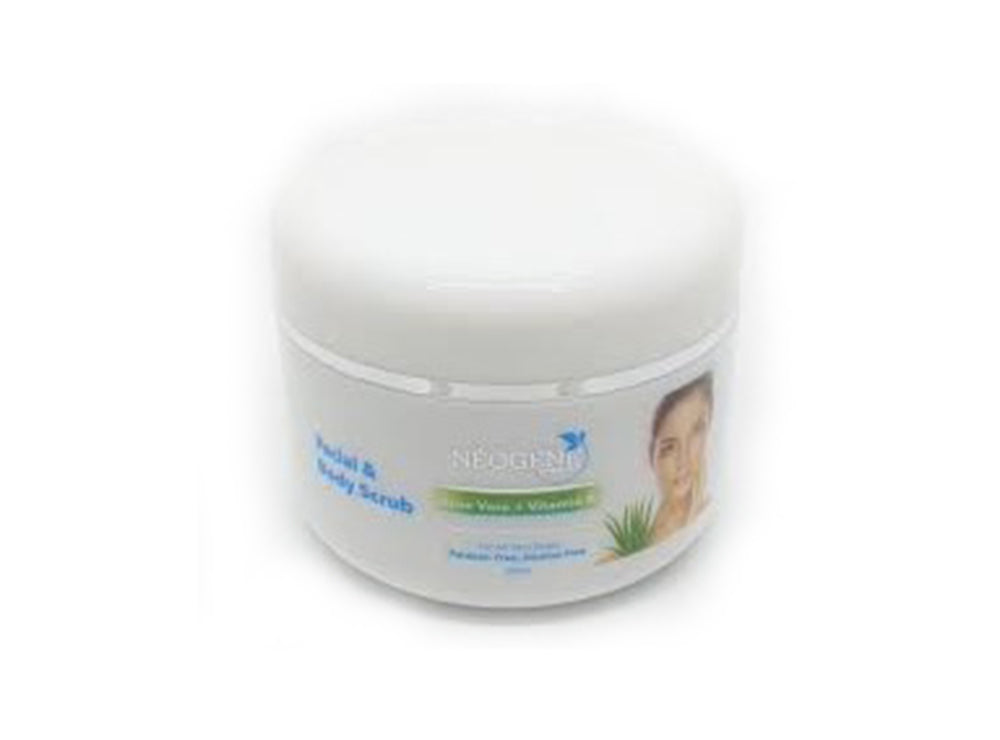 Neogene Facial & Body Scrub Aloe Vera + Vitamin E