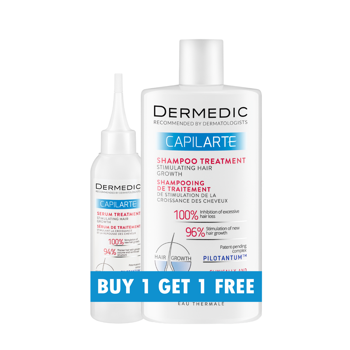 Dermedic Capilarte Buy Hair Growth Stimulating Treatment Serum 150ml Get Stimulating Shampoo 300ml FREE
