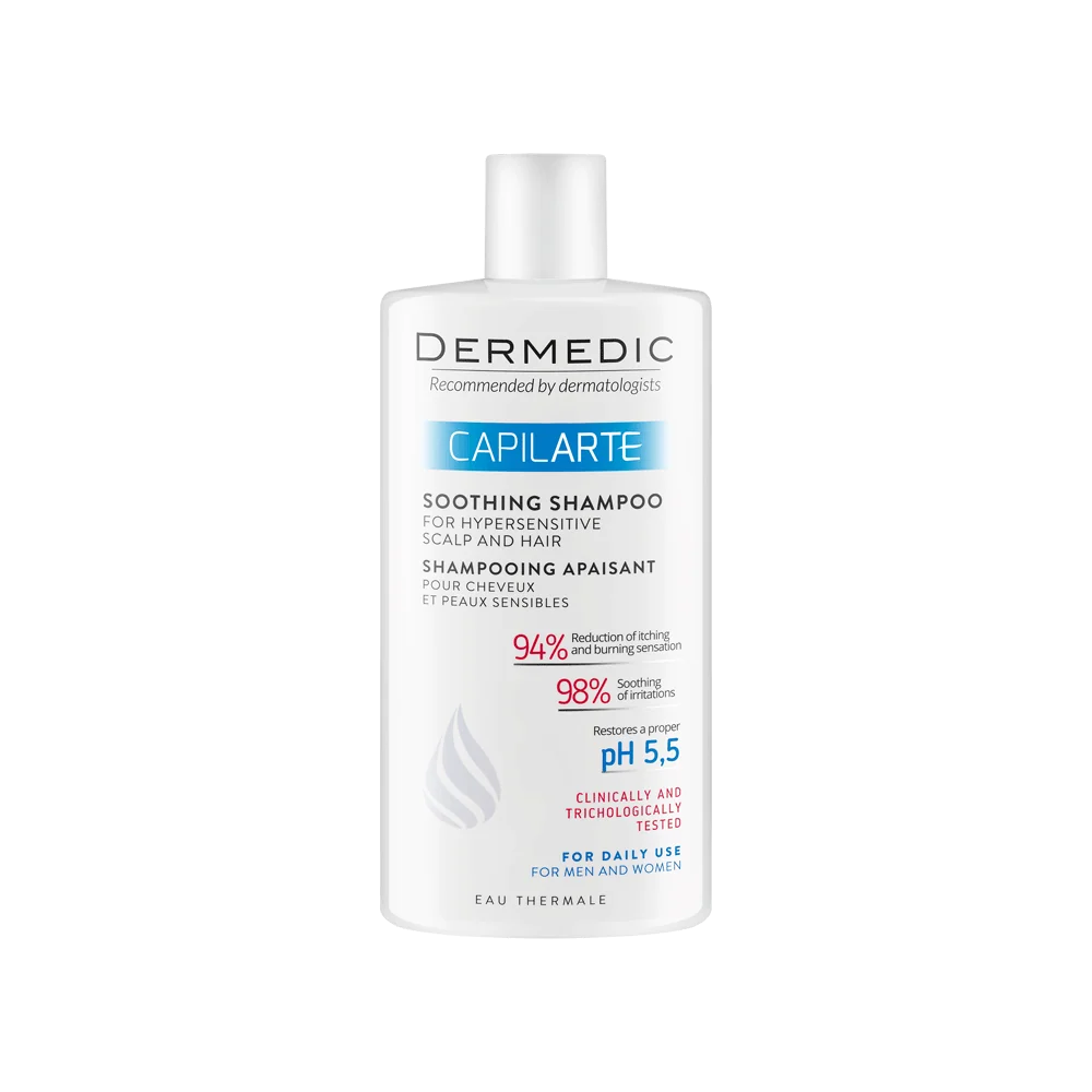 Dermedic Capilarte Soothing Shampoo For Hypersensitive Scalp And Hair 300ml