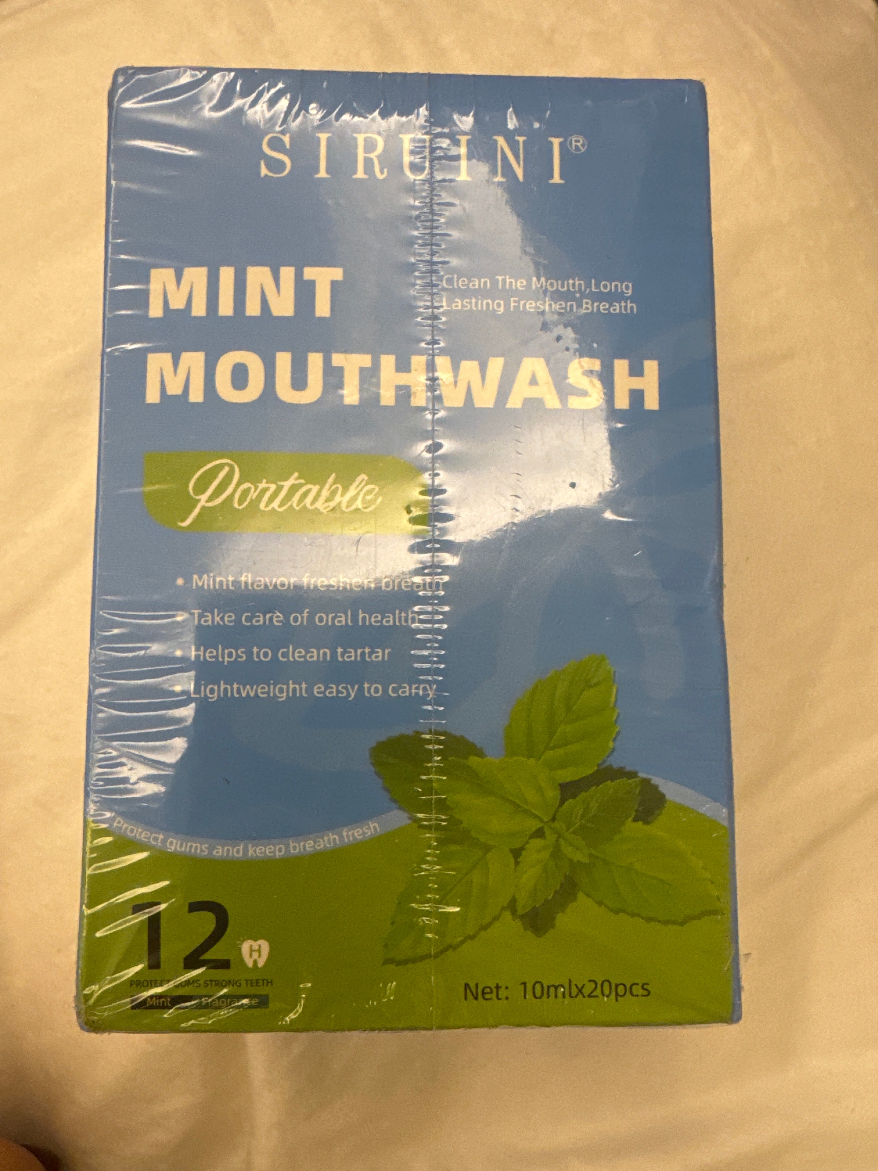 Siruini Mint Mouthwash Portable