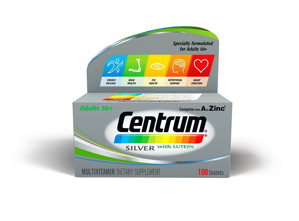 Centrum Silver With Lutein Multivitamin A To Zinc Adult 50+