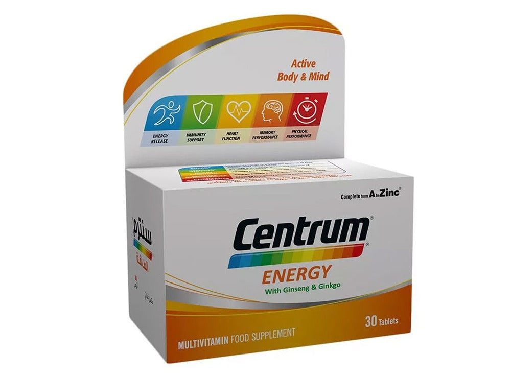Centrum Energy Multivitamin Tablets (30 Tablets)