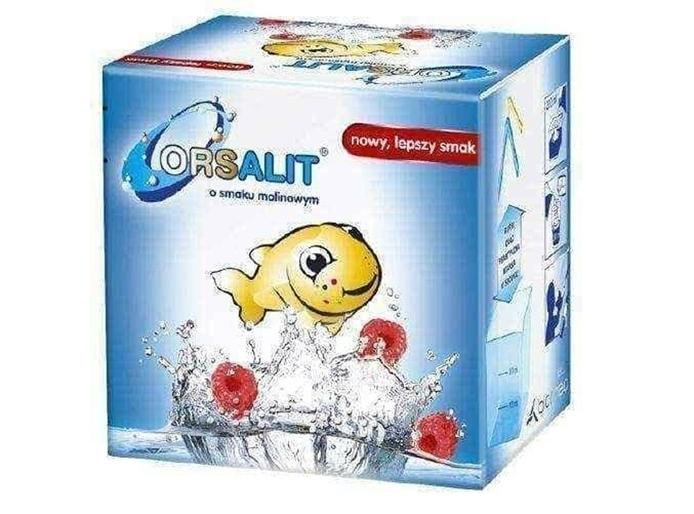 Orsalit Powder Sachet Electrolytes Raspberry Flavor