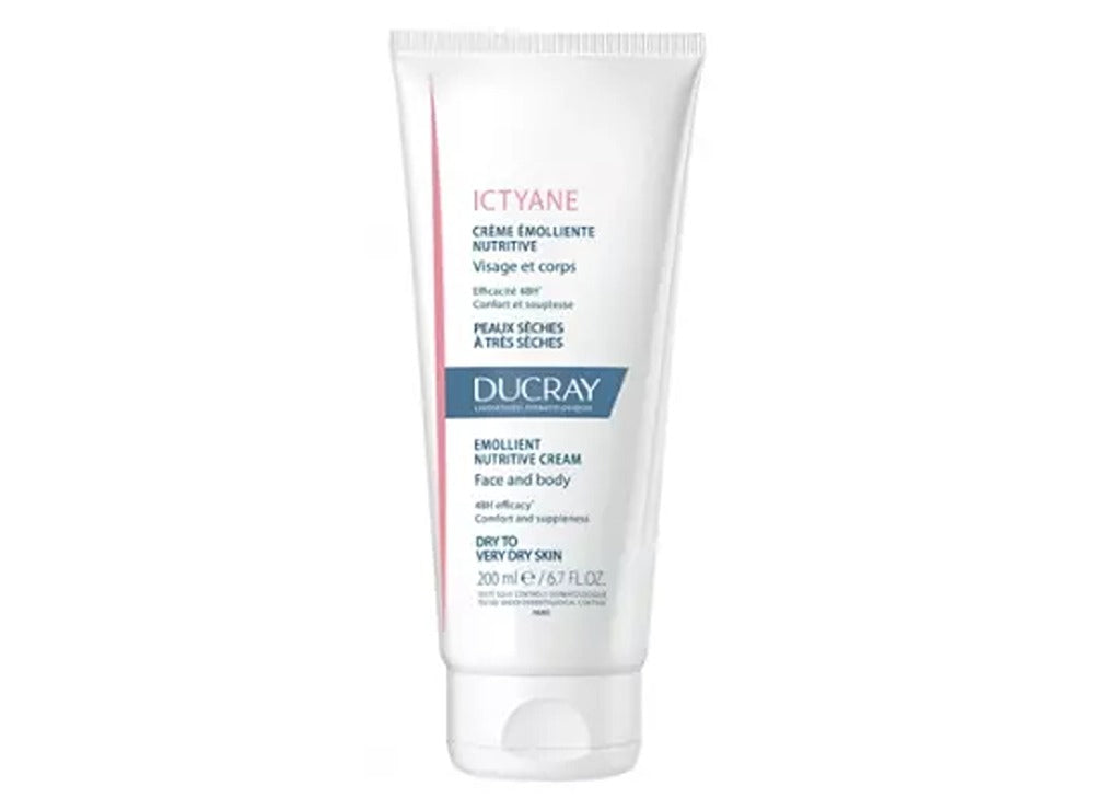 Ducray Ictyane Emollient Nutritive Cream Face And Body 200ml