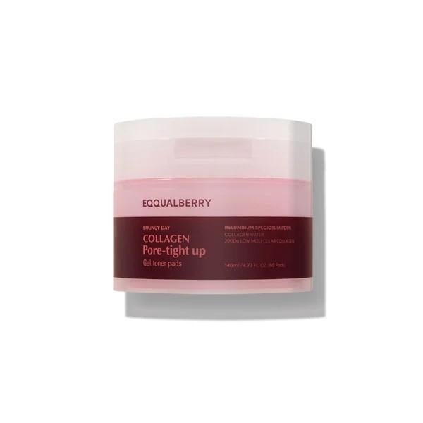 Eqqualberry Collagen Pore-Tight Up Gel Toner Pads