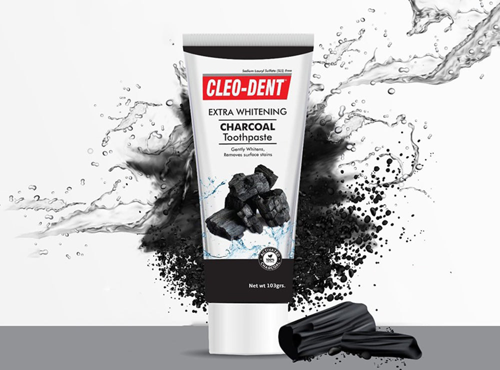 Cleo Dent Extra Whitening Charcoal Toothpaste