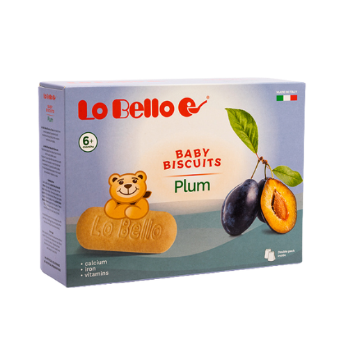 Lo Bello Baby Biscuits Plum 6 Month