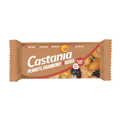 Castania Peanuts, Cranberry & Seeds Bar