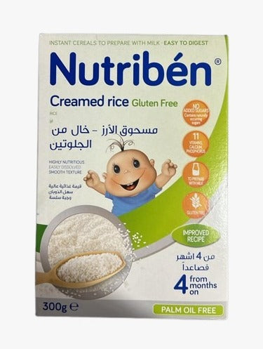 Nutriben Creamed Rice Gluten Free From 4 Months