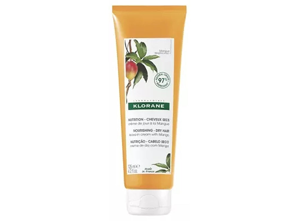 Klorane Nourishing- Dry Hair Leave-In Cream With Mango 125ml
