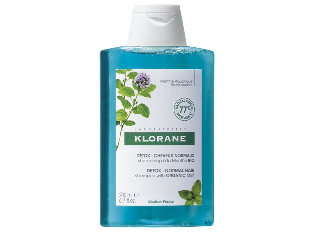 Klorane Detox Shampoo with Organic Mint 200ml