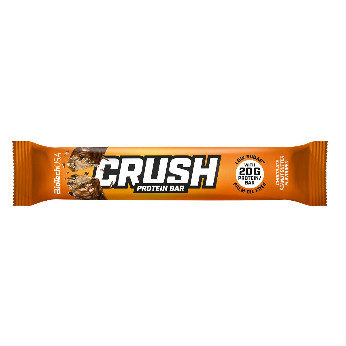 Biotech Crush Protein Bar With Chocolate Peanut Butter Flavoured