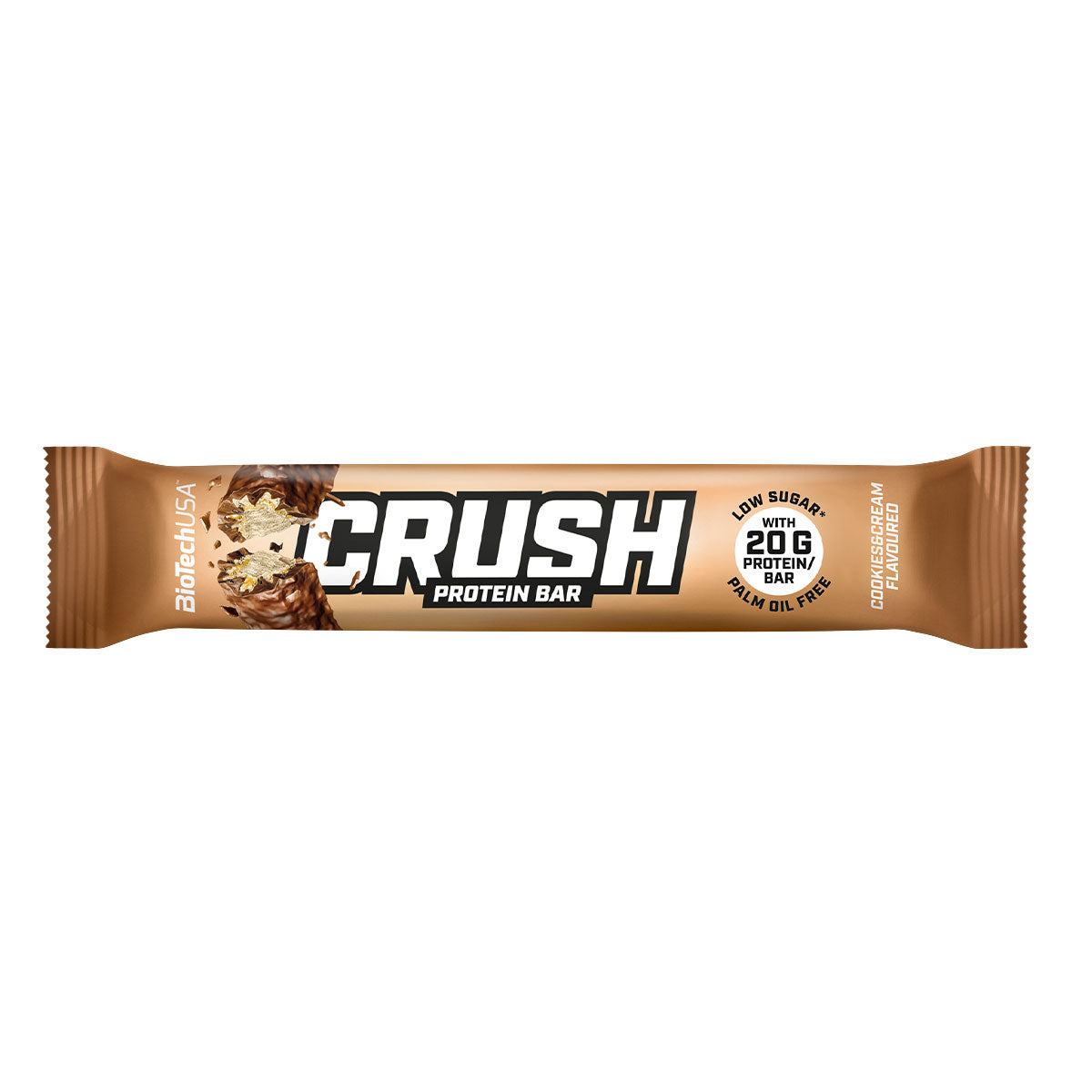 Biotech Crush Protein Bar with Cookies & Cream Flavoured