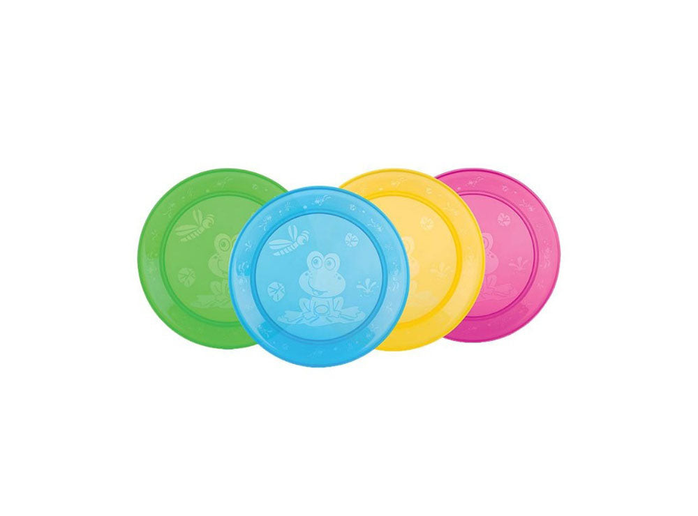Nuby Set Of 4 Baby Plates