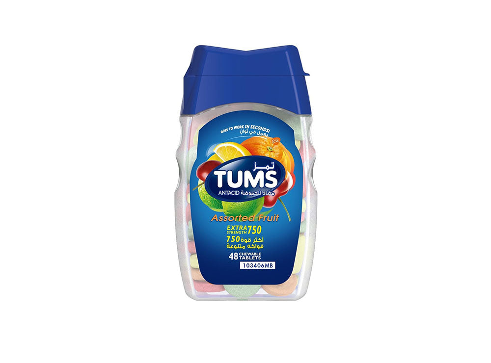 Tums Antacid Assorted Fruit