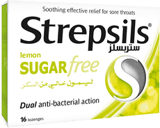 Strepsils Lemon Sugar Free (24 Lozenges)
