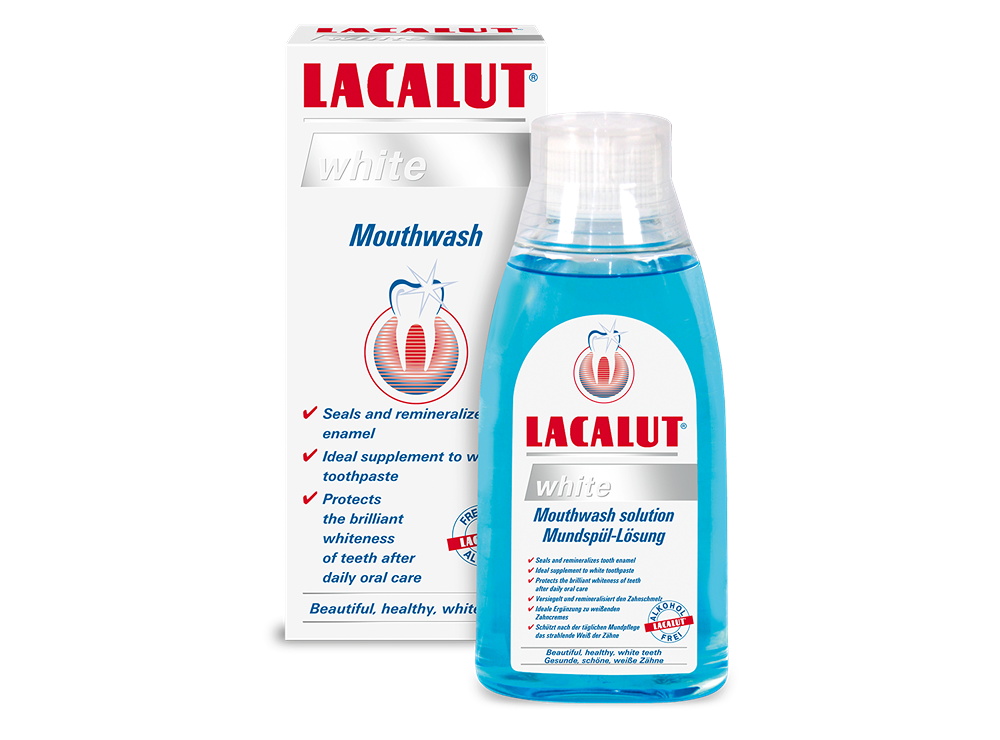 Lacalut White Mouthwash (300ml)